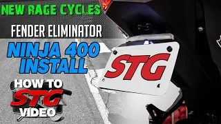 New Rage Cycles 2018-2023 Kawasaki Ninja 400 Fender Eliminator | Sportbike Track Gear