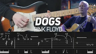 Pink Floyd - Dogs intro chords & main solo (Guitar Lesson with TAB)