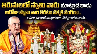 తిరుమలలో స్వామి మాట్లాడుతారు.. | Ramana Deekshitulu About The Secrets Of Lord Balaji | Tirupati
