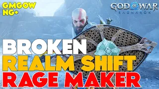 The Broken Realm Shift Rage Maker Vs Berserker King [GMGOW NG+ No Damage] - God of War Ragnarok