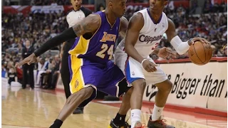 Chris Paul vs Kobe Bryant SUPERSTARS Duel 2013.01.04 - 38 Pts For Kobe, CP3 with 30 Pts, 13 Dimes!