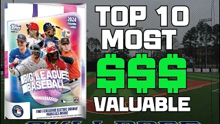 TOP 10 MOST VALUABLE CARDS IN 2024 TOPPS BIG LEAGUE