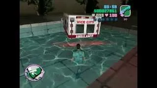 GTA Vice City :Killer Kip Mod - глюк с бассейном и ракетница