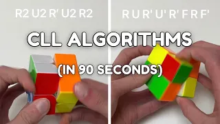 All CLL’s in 90 SECONDS (2x2 Rubik's Cube)