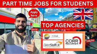 How to find JOBS in UK🇬🇧 | Part-time jobs for International Student,Best Recruiting agencies in UK