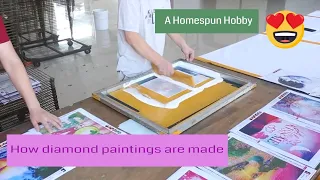 How Diamond Paintings Are Made in China