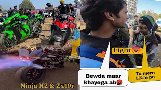 Ye kya ho gaya SUPERBIKES Event ke din | Fight with drunk man 🤬 | Motomob Event Nashik