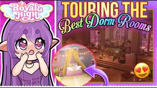 Touring THE BEST DORM ROOMS! In Campus 3 (Shocking😱) | Royale High Dorm ideas✨