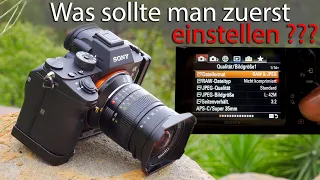 Tipps für Anfänger:📸 Was ich in meinem Kameramenü zuerst einstelle und AUS stelle!