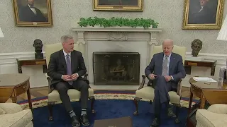 President Biden, House Speaker McCarthy meet to hammer out deal on debt ceiling