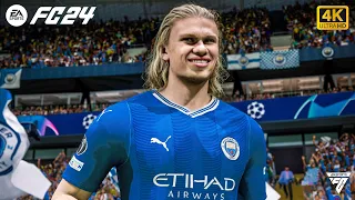 EA FC 24 | Manchester City vs PSG | UCL Semi Final Gameplay | 4K