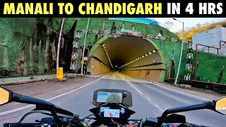 this is the NEW ROAD for MANALI from CHANDIGARH - the FASTEST ROUTE to MANALI | Day-4