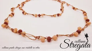 TUTORIAL. Collana "Stregata" uncinetto