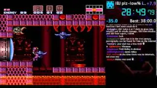 Super Metroid - low% ice in 54:33 (0:41 game time)