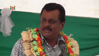 Fijian Minister for Local Government officiates the Ground Breaking Ceremony at Davuilevu