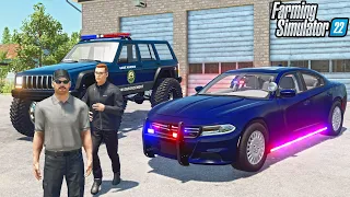 I TRIED POLICE ACADEMY | CAN WE MAKE MILLIONS? FARMING SIMULATOR 22