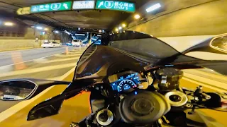 [4K] BMW S1000RR 2023 | SC-Project CR-T Exhaust | Tokyo Winter