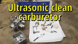 How to ultrasonic clean a carburetor