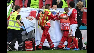 Video of Christian Eriksen Heart Attack - Denmark vs Finland Euro 2021