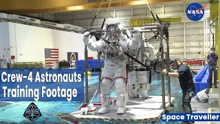 NASA's SpaceX  Crew 4 Astronauts Training Footage I Crew 4 launch To ISS I