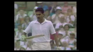 ENGLAND v INDIA 3rd TEST MATCH THE OVAL AUGUST 23 - 28 1990 RAVI SHASTRI KAPIL DEV DAVID GOWER