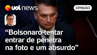 Bolsonaro mostra como é cara de pau ao tentar aparecer na foto com chefes de Estado, diz Tales