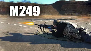 Кулемет М249 на службі в Україні. M249SAW