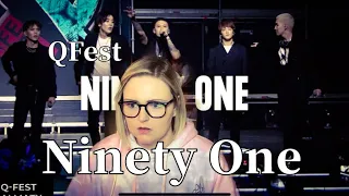 [NIKKEE] REACTS TO- NINETY ONE- Q-FEST 2019 [QPOP] BARI BILED MEN EMES