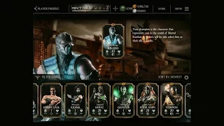 Mortal Kombat X - Mobile Gameplay (Skins "Farmer" Jax + "Ninja Mime" Johnny Cage)