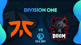 Fnatic vs BOOM Game 1 - DPC SEA Div 1: Winter Tour 2021/2022 w/ GoDz & lizZard