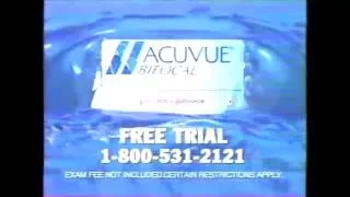 ACUVUE Bifocal Contact Lens commercial. Call for Free Trial (1999)