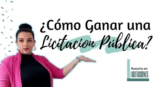 Como ganar una Licitación Publica en Colombia