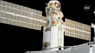 Roscosmos Nauka multipurpose laboratory module dock to the space station