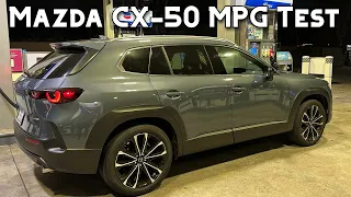 Mazda CX-50 Real World Highway MPG Test