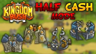 Can You Beat Kingdom Rush on Half Cash Mode?