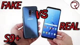 FAKE VS REAL Samsung Galaxy S9 Plus - 1:1 CLONE - Buyers BEWARE!