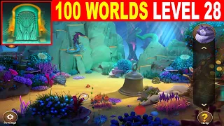 100 Worlds LEVEL 28 Walkthrough - Escape Room Game 100 Worlds Guide