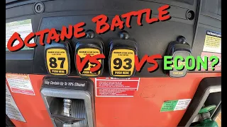 Which Octane is best for the Honda Ridgeline/Pilot/passport?