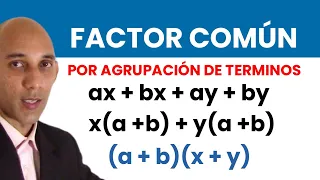 Factor común por Agrupación de Términos. Ejemplo 1