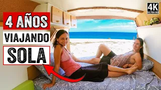 Es peligroso VIAJAR SOLA en CAMPER POR AMÉRICA? Un día de van life con Bea de Verde por dentro