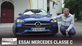 Essai Mercedes Classe C (W206) 200 AMG Line 204 ch , deux classes au-dessus