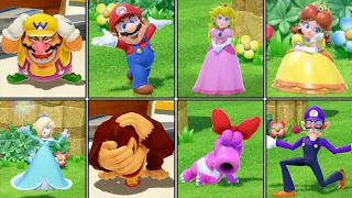 All Characters Victory＋Lose＋Draw Animations- Mario Party Superstars(Japanese)