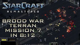 StarCraft Remastered Broodwar Terran Mission 7: Patriot's Blood (Speedrun / Walkthrough)
