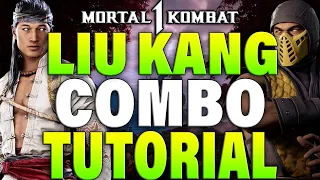 Mortal Kombat 1 Liu Kang Combos - Mortal Kombat 1 Liu Kang Scorpion Combo Tutorial