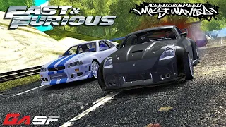 Most Wanted Race: Nissan Skyline GTR R34 VS DK Nissan 350Z | NFS MW 2005 | Graphics Mod