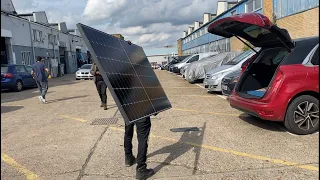 252. New solar panels for the Narrowboat