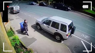 KILLER doesn’t realize he is being RECORDED on CCTV