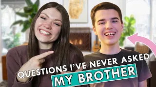 Asking My Brother JUICY Questions I've Never Asked Him Before!