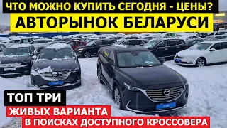 Цены на автомобили январь 2024 в Беларуси кроссоверы Mazda CX-9 Renault Koleos Sandero Stepway
