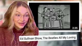 New Zealand Girl Reacts to The Beatles on the Ed Sulivan Show | All My Loving